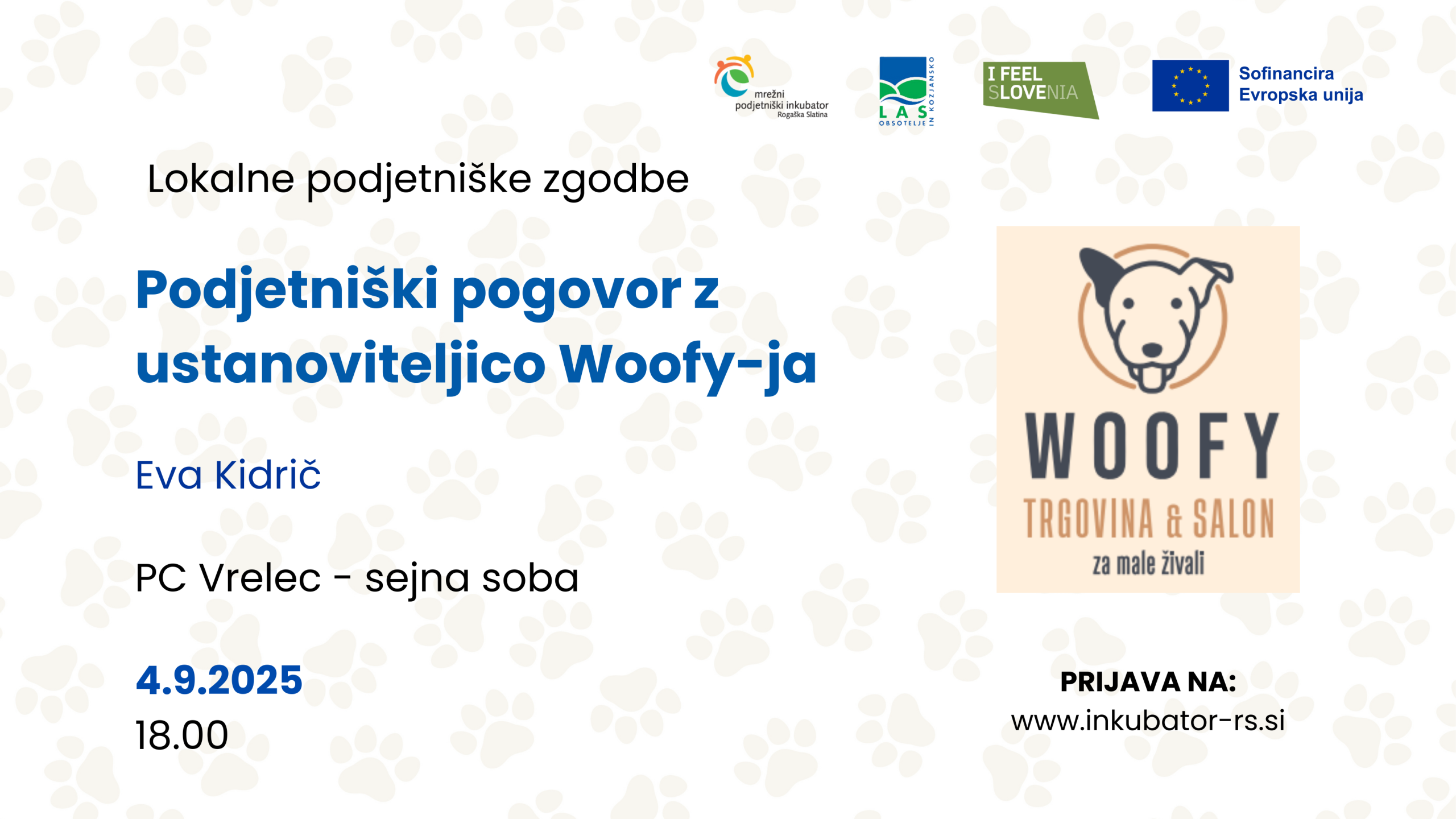 Lokalne podjetniške zgodbe – Woofy